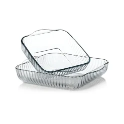 Bandejas Y Platos Para Horno>Juego 2 Fuentes Borcam De Vidrio