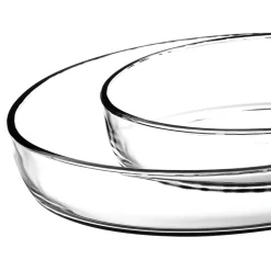 Bandejas Y Platos Para Horno>Juego 2 Fuentes Borcam De Vidrio