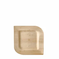 Desechables>Juego 10 Platos Cuad. Hoja De Palma 15Cm