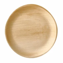 Desechables>Juego 10 Platos Red. Hoja De Palma 25Cm