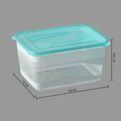 secret d'gourmet Tapas Y Cubiertas>Juego 2 Recipientes C/Tapa Azul 2L