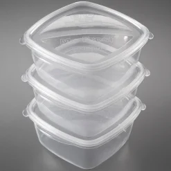 Tapas Y Cubiertas>Juego 3 Recipientes Cuadrados 1.2L