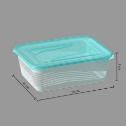 secret d'gourmet Tapas Y Cubiertas>Juego 3 recipientes plasticos c/tapa azul 1.25l