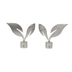 Varillas Y Accesorios>Juego 2 Remates Nature Zen D20 Plateado