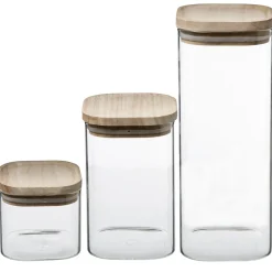 5five Cajas Y Frascos>Juego 3 Tarros De Vidrio