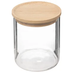 5five Cajas Y Frascos>Juego 3 tarros herméticos con tapa de madera