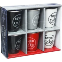 secret d'gourmet Tazas Y Tazones>Juego 6 Tazas De Café Sin Asas 10Cl