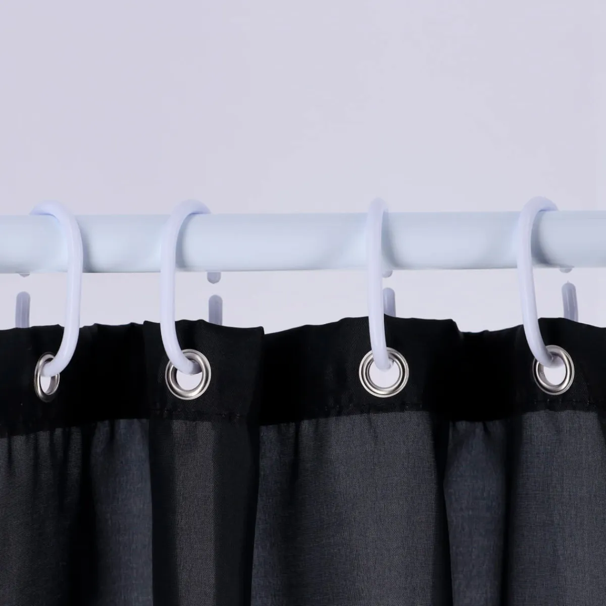 Cortinas Y Alfombras Antideslizantes>Juego De 12 Anillas P/ Cortina De Ducha