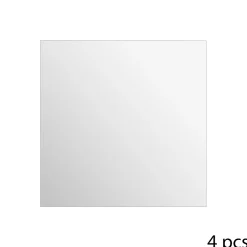 atmosphera Espejos>Juego De 4 Espejos Adhesivos Cuadrados