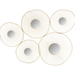 atmosphera Espejos>Juego De 5 Espejos Decorativos Metal