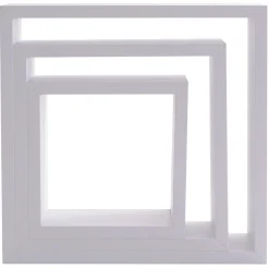 5five Armarios, Estantes Y Estanterías.>Juego De 3 Estantes Cubo Mdf 15/20/25Cm