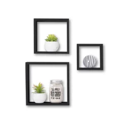 5five Armarios, Estantes Y Estanterías.>Juego De 3 Estantes Cubo Mdf 15/20/25Cm