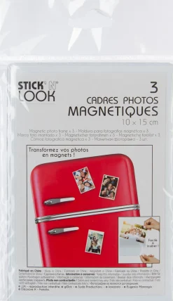 Marcos Y Fotos>Juego De 3 Portarretratos Magnéticos