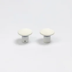 atmosphera Varillas Y Accesorios>Juego De 2 Remates Champignon D20 Blanco