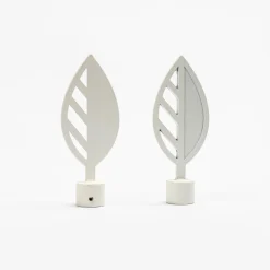 atmosphera Varillas Y Accesorios>Juego De 2 Remates Toronto D20 Blanco