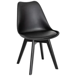 Sillas, Sillones Y Bancos>Juego de 2 sillas BAYA BOLD negras