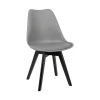 Sillas, Sillones Y Bancos>Juego de 2 sillas BAYA BOLD gris claro