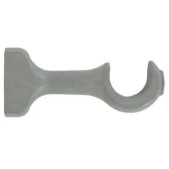 Varillas Y Accesorios>Juego De 2 Soportes Abiertos D28 Gris