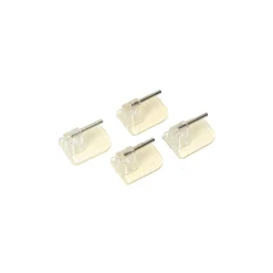 atmosphera Varillas Y Accesorios>Juego De 4 Soportes Adhesivos Transpar.