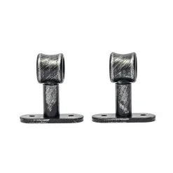 Varillas Y Accesorios>Juego De 2 Soportes D20 50Mm Negro