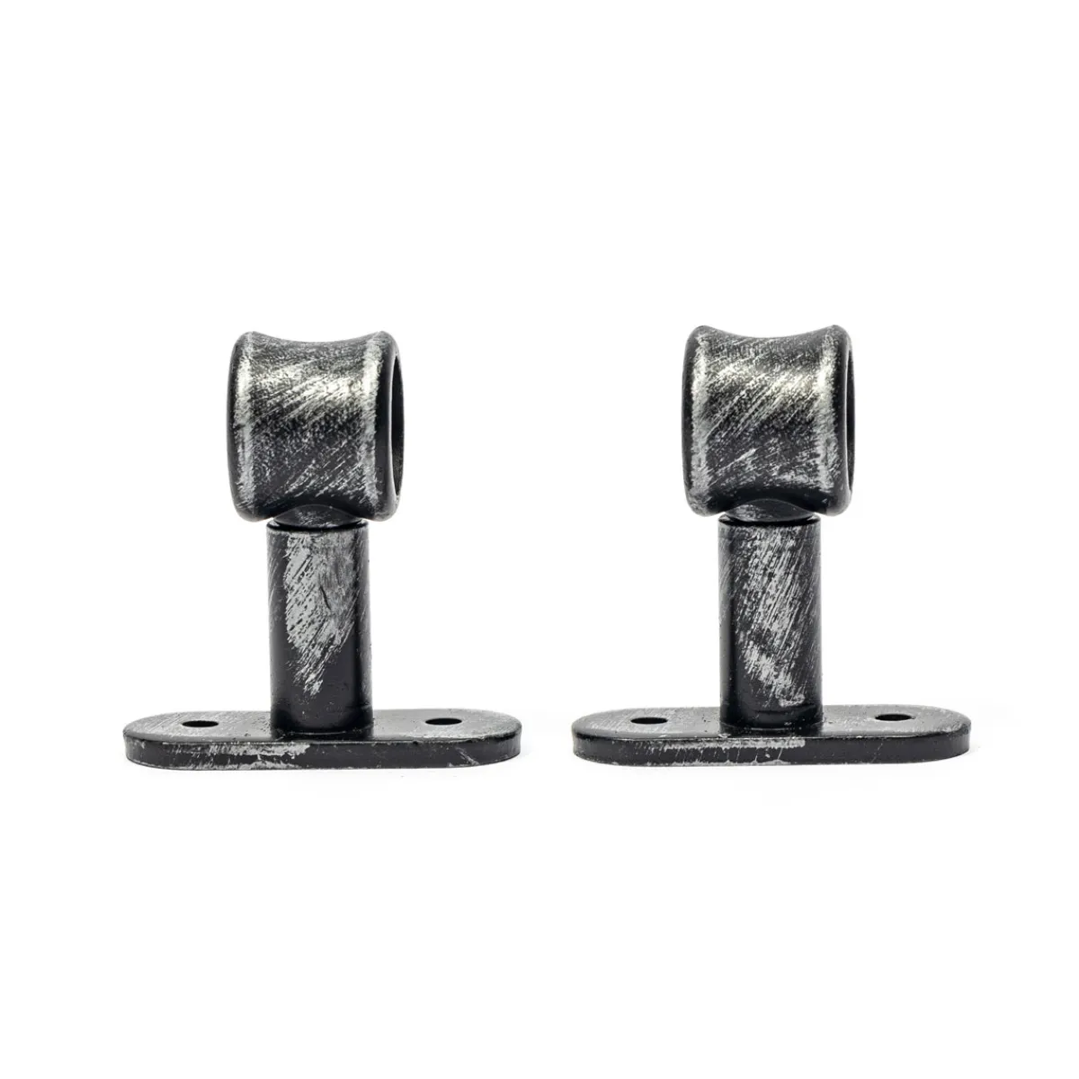 Varillas Y Accesorios>Juego De 2 Soportes D20 50Mm Negro