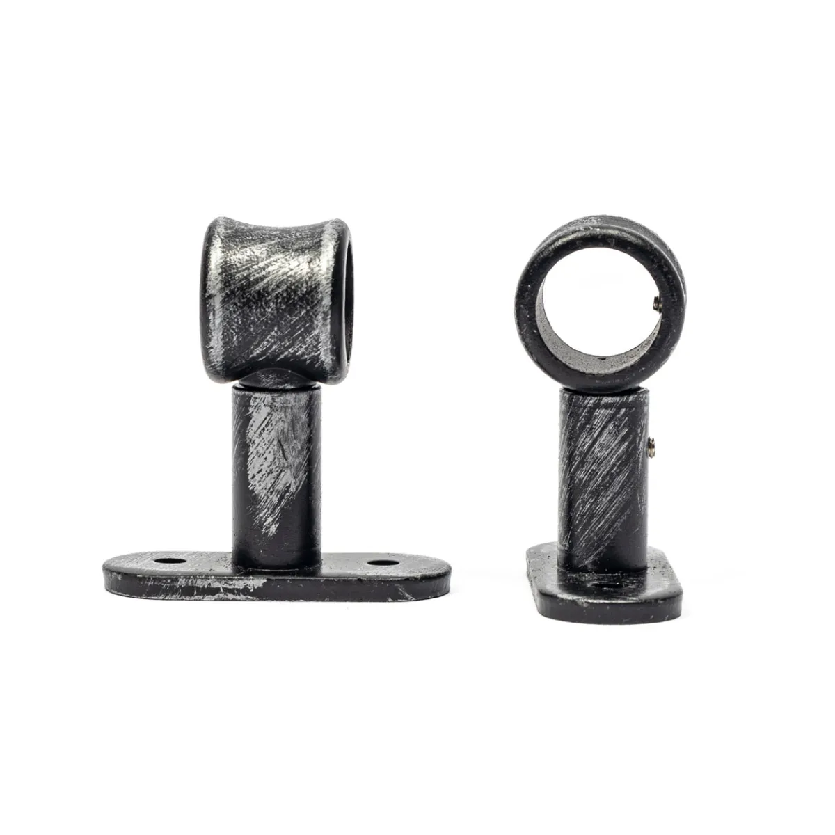 Varillas Y Accesorios>Juego De 2 Soportes D20 50Mm Negro