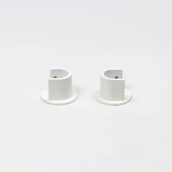 Varillas Y Accesorios>Juego De 2 Soportes De Pared D20 Blanco