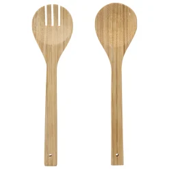 5five Utensilios Para Servir>Juego De Cubiertos P/Ensalada Bambú