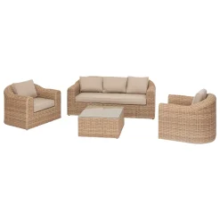 hespéride Conjuntos De Jardín>Juego de jardín MOORÉA savana de ratán sintético