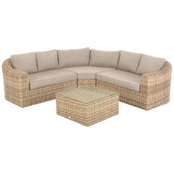 hespéride Conjuntos De Jardín>Juego de jardín MOORÉA savana de ratán sintético