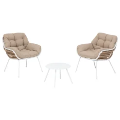 hespéride Conjuntos De Jardín>Juego de jardín PAOPAO blanco 2 plazas