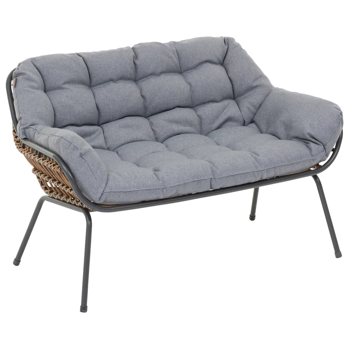 hespéride Conjuntos De Jardín>Juego de Jardín PAOPAO gris graphite 4 plazas