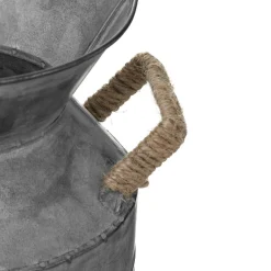 atmosphera Accesorios|Estilo Rústico>Lechera Decorativa Gris 26x48Cm