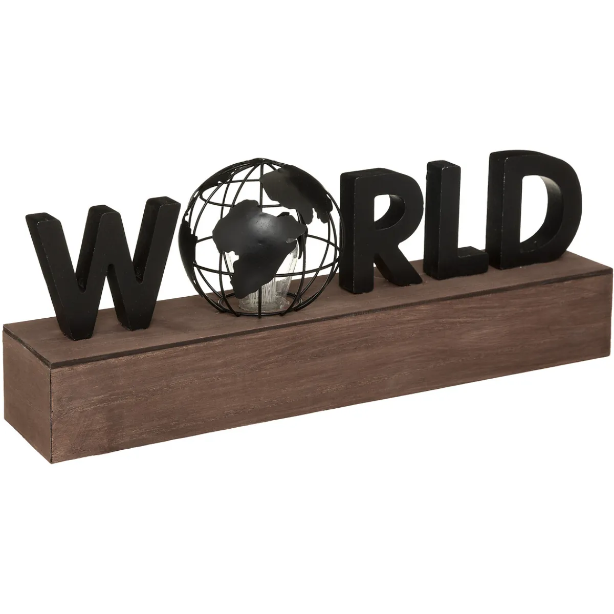 atmosphera Accesorios>Led Decorativo World 38x15.5x10Cm