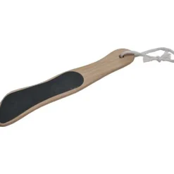 Accesorios De Baño>Lima De Pies C/Mango De Madera Natural