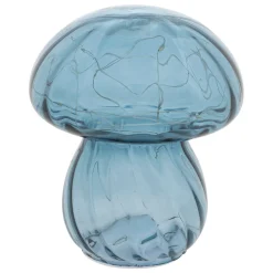 atmosphera Lámparas De Mesa|Estilo Rústico>Lámpara De Mesa Azul De Vidrio Malu