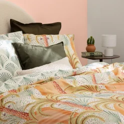 atmosphera Lámparas De Mesa|Estilo Étnico>Lámpara De Mesa Bona Con Pantalla De Piel Bouclé