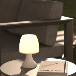 Lámparas De Mesa>Lámpara de mesa de Exterior DOKK Blanca