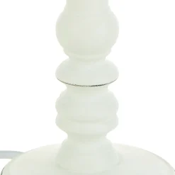 atmosphera Lámparas De Mesa>Lámpara De Mesa Leo Blanca 36Cm