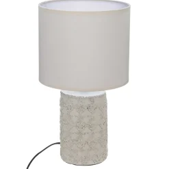atmosphera Lámparas De Mesa>Lámpara De Mesa Melo Beige 33.5Cm