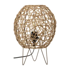 atmosphera Lámparas De Mesa>Lámpara De Mesa Raahe Beige 26Cm