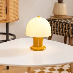 atmosphera Lámparas De Mesa|Estilo Industrial>Lámpara de mesa RICK amarilla