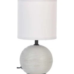 atmosphera Lámparas De Mesa>Lámpara De Mesa Timeo Gris 25Cm