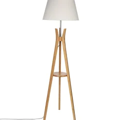 atmosphera Lámparas De Pie>Lámpara De Pie Kalo Beige De Bambú 156Cm