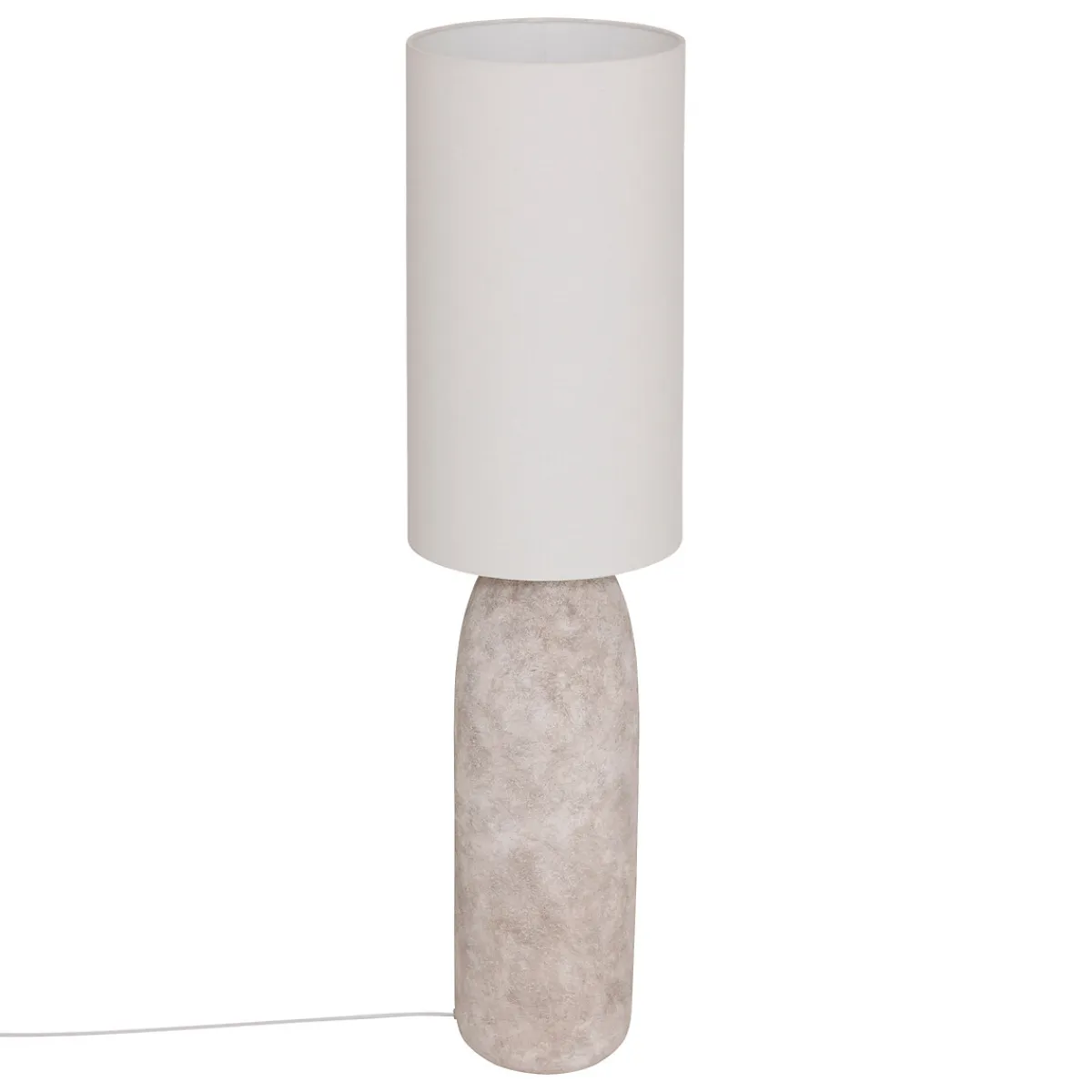 atmosphera Lámparas De Pie>Lámpara de pie KEYAH gris 111cm