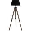 atmosphera Lámparas De Pie>Lámpara De Pie Runo Negra Trípode 145Cm