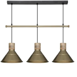 atmosphera Lámparas De Techo|Estilo Contemporaneo>Lámpara De Techo C/3 Focos 80x25x100Cm