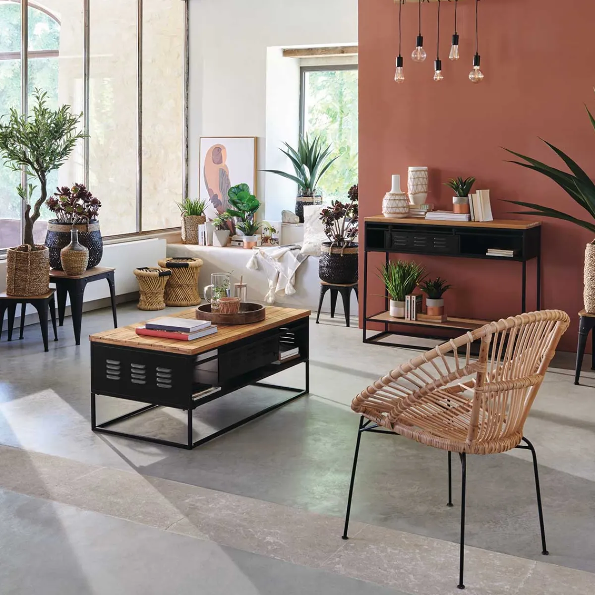 atmosphera Lámparas De Techo>Lámpara De Techo Jake 60x4.5x120Cm