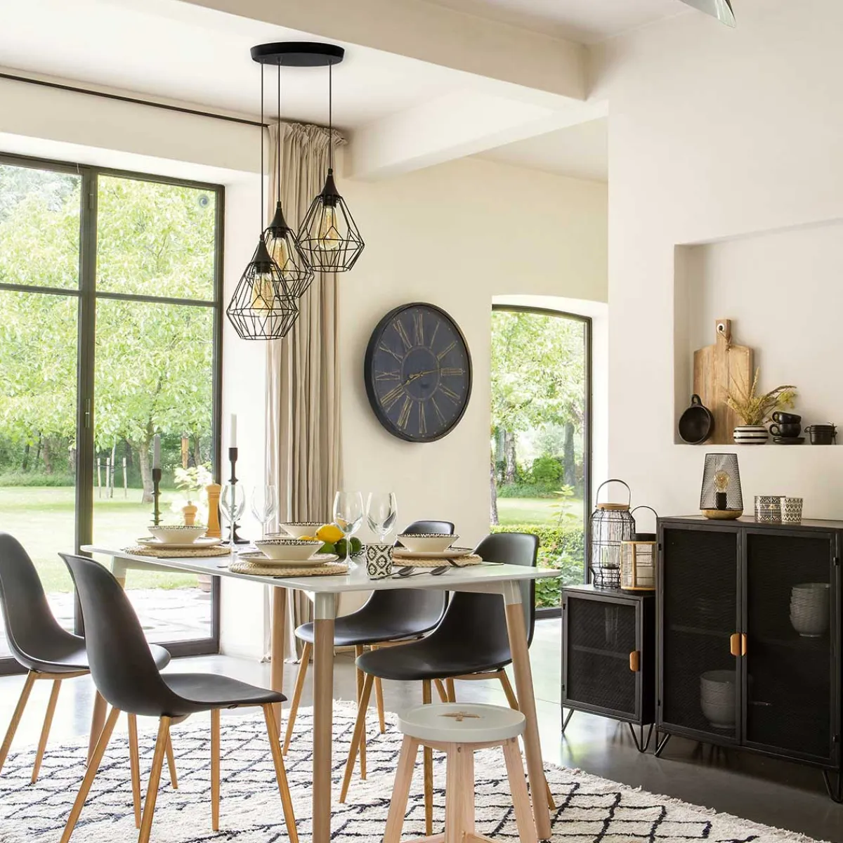 atmosphera Lámparas De Techo>Lámpara De Techo Kaore 24.5x80Cm