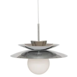 atmosphera Lámparas De Techo>Lámpara de techo OMIA plateada 125x38cm